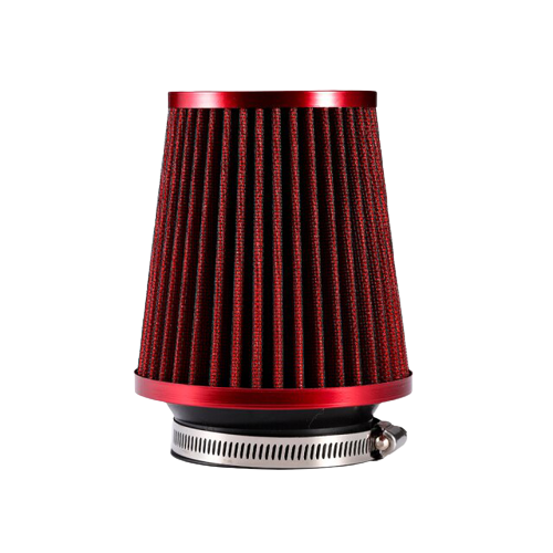 Cold Air Filter Universal Car Round Cone High Flow Washable Turbo Air Filter 76mm